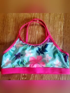 Lands' End Tropic Floral Swim Top